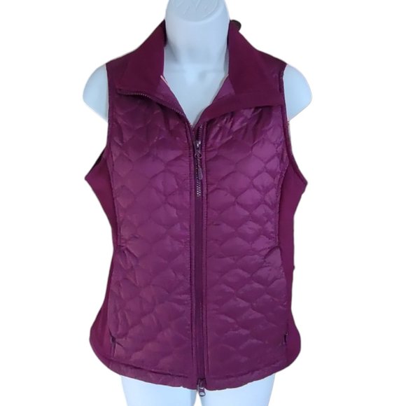 L.L. Bean Plum Quilted Puffer Vest Size XS - Picture 1 of 8